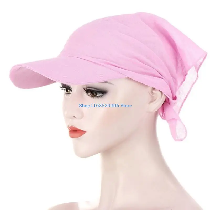 

400A Kerchiefs Baseball Hat Casual Summer Sport Headwear Colorful Camping Hat