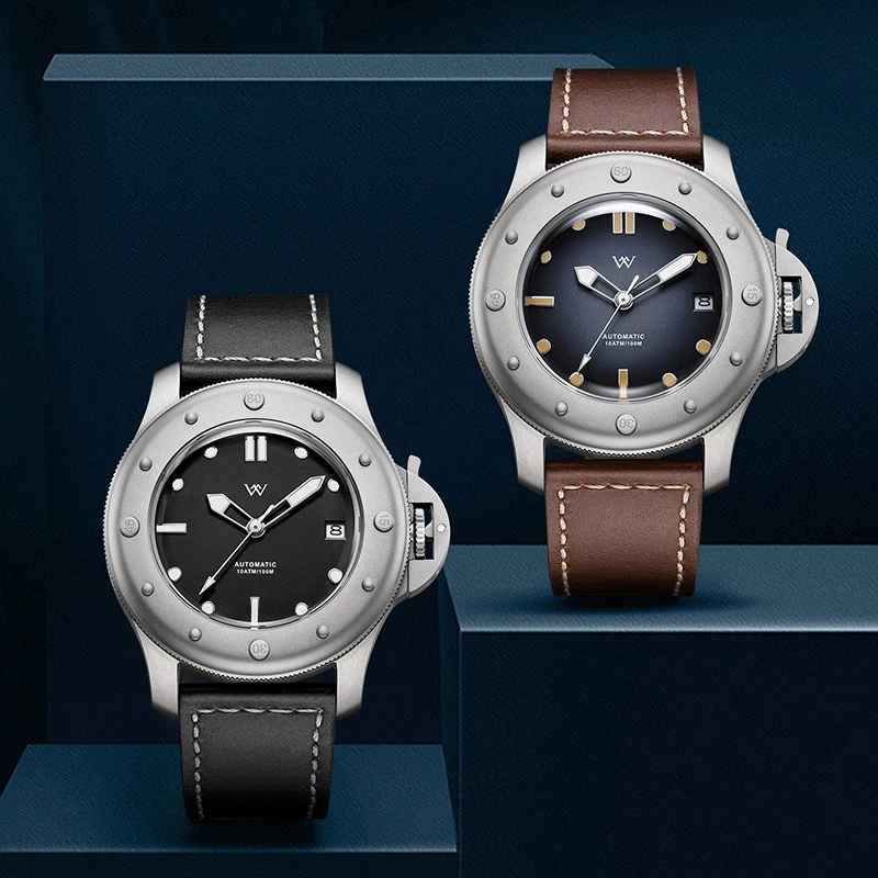 WM Watch Automatic Mechanical Men Watch Miyota8215 Sapphire Outdoor  Waterproof Compass Welly Merck Watches Man 200M-WM
