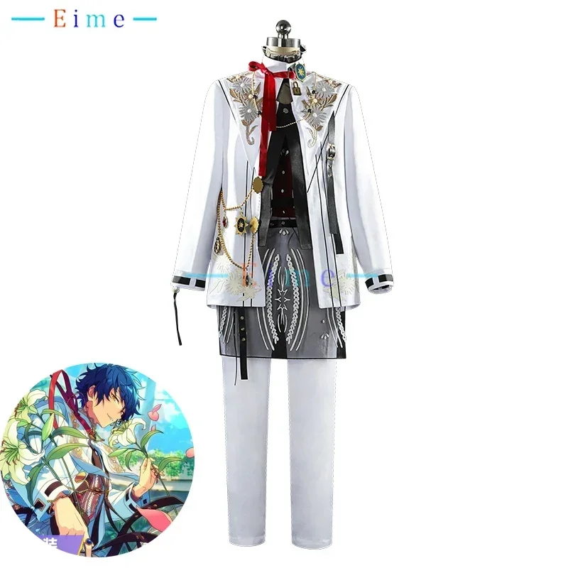 

Game Ensemble Stars Wedding March Sazanami Jun Cosplay Costume Party Dress Halloween Carnival Uniform Anime Clothing Custom Made