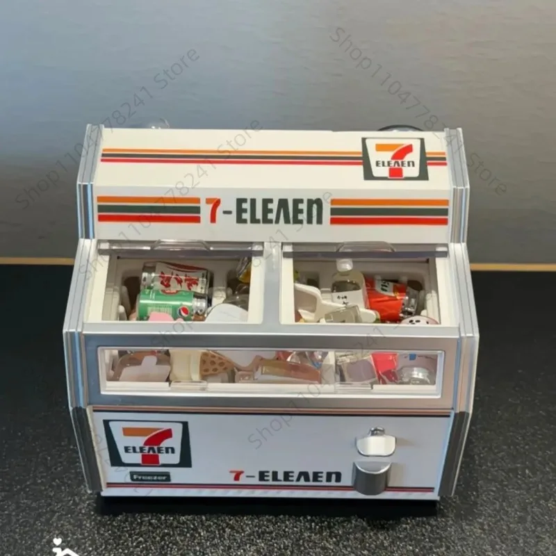 Adesivo per frigorifero 711 Minimarket Segno Mini congelatore Illumina adesivo magnetico per frigorifero Gadget creativo per decorazioni per la casa