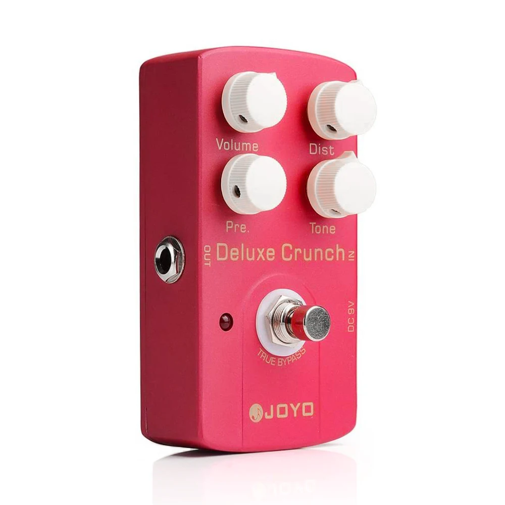 JOYO JF-39 DELUXE CRUNCH Distortion Gitarrenpedal High Gain Bright Sound Classic Crunch Distortion Effect für Punk/Ska/Fusion