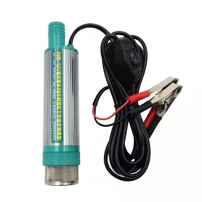 30L/MIN Small Electric Refueling Diesel Oil Pump 12V24V Oil Suction Pump Oil Gun Refueling Machine Water Pump