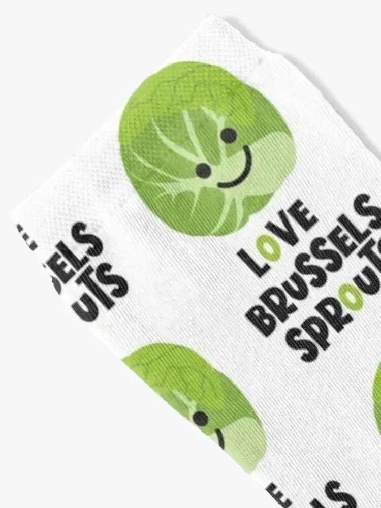 Love the Brussels Sprouts Socks Stockings man retro Stockings Socks For Men Women's