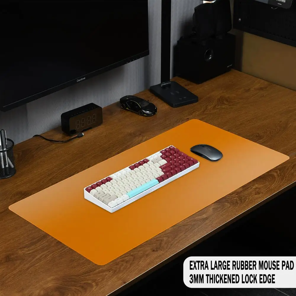Orange Purple Blue Green Mouse Pad Xxl Computer Large Size Non-slip Gamer Keyboard 90x40cm Art Design HD Deskmat