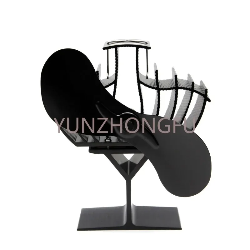 High Quality  Freestanding Energy Saving Fireplace Fan Large Airflow Heat Powered Stove Fan