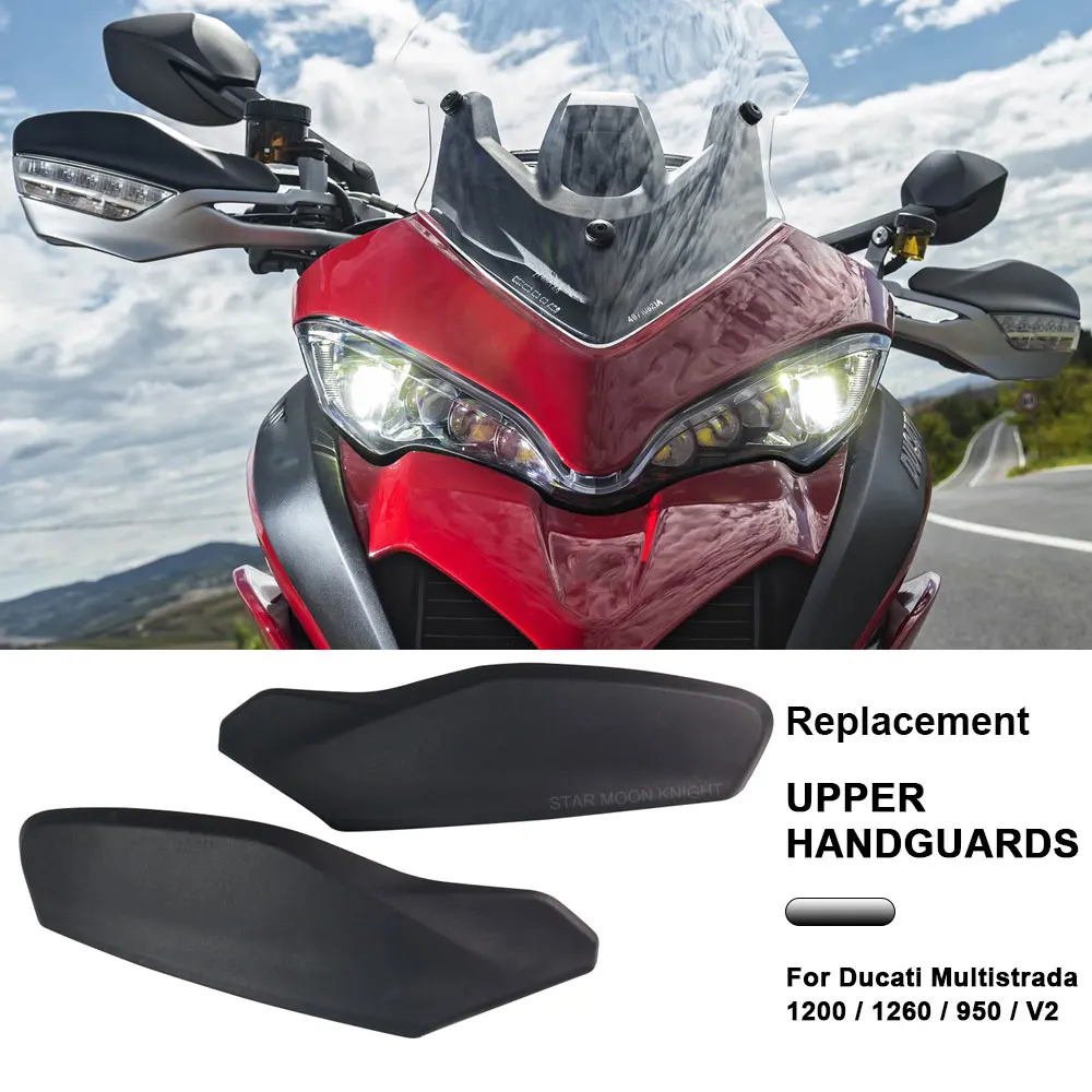 

ABS Upper Handguards Hand Guards Fairing Kit Protector Windshield For Ducati Multistrada 950 Multistrada 1200 1260 S V2