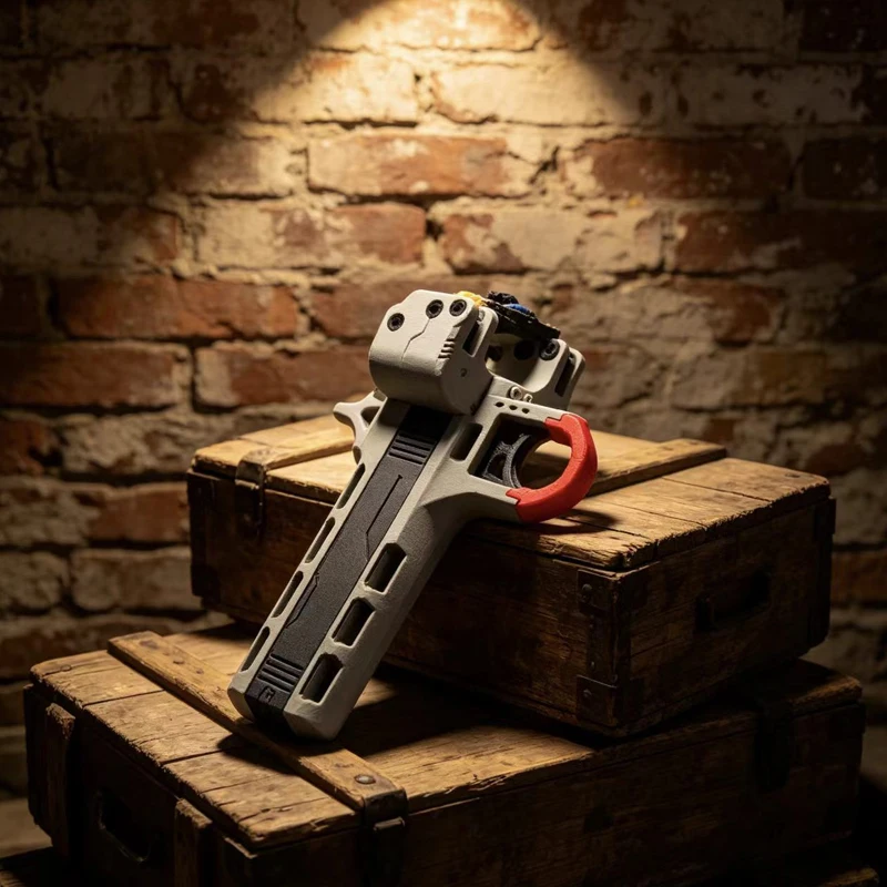 3D Printed Outdoor Portable EDC Creative Automatic Loading Rapid Fire Slingshot Tool