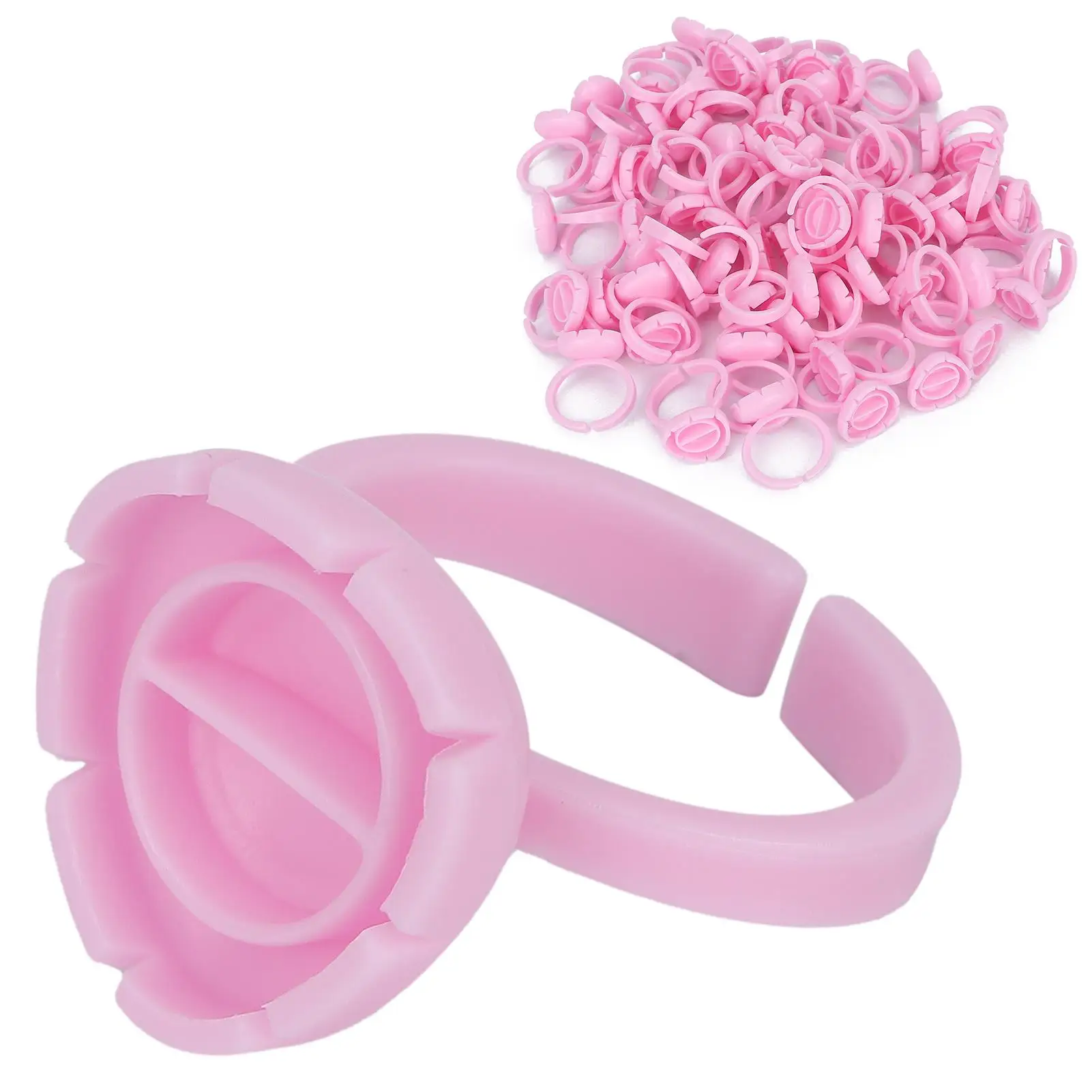 Disposable Eyelash Glue Cup Plastic for easy Application Lash Grafting