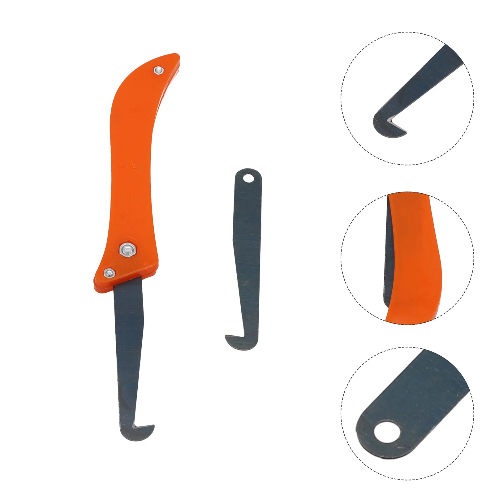 Utensile manuale gancio lama pulizia taglio apertura multifunzionale riparazione sostituibile lunghezza 21.2cm alta qualità pratico conveniente