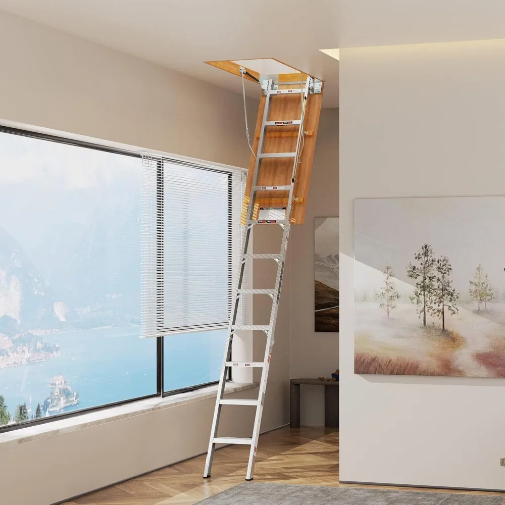 Aluminum Attic Ladder Pull Down System for 7'8