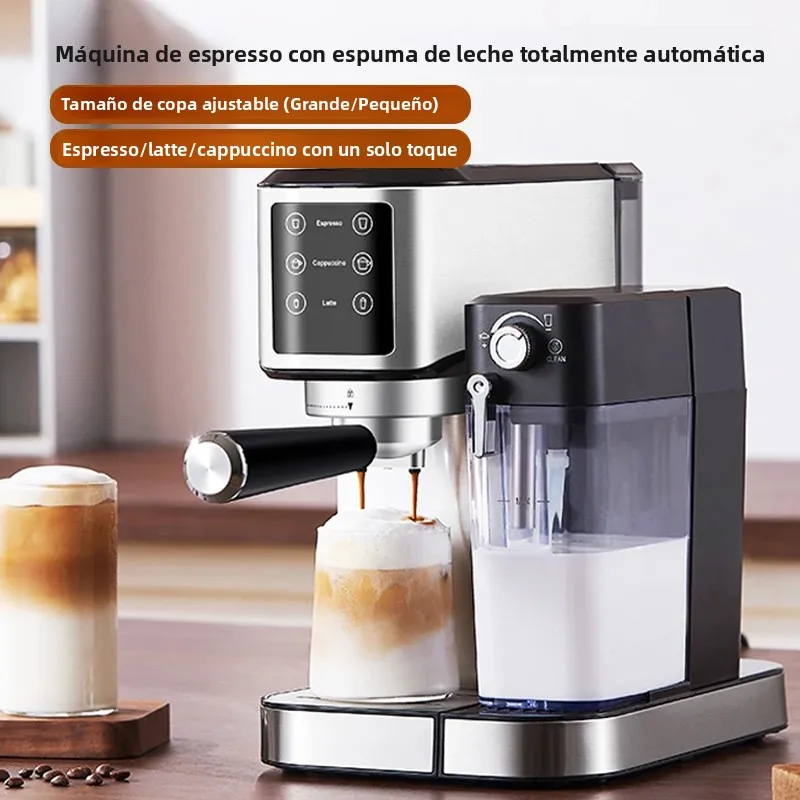 Máquina de café expreso completamente automática con Espumador de leche,Máquina de café elegante multifuncional,Encontre las demonios de varios sabores