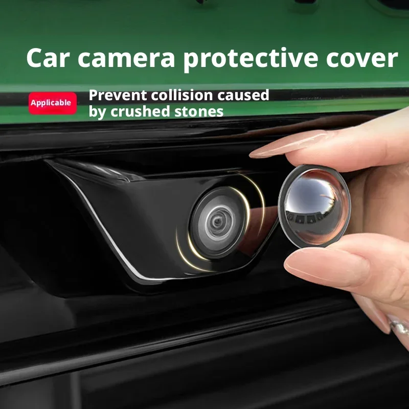 Suitable for Car Camera Protective Cover, 360 Degree Panoramic Imaging Lens, Transparent Protective Cover, Car Accessories