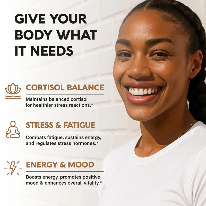Buy 1 Get 1 Free! Fulimiks Cortisol Supplement, with Vitamin, Holy Basil, For Cortisolreducer, Energy Boost, Gluten Free