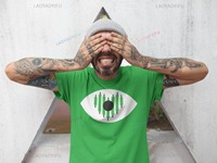 Bull-eyed Cotton T-shirt Artful Investor Day Trading Investor Stock Market Truths Crypto Bitcoin Investing Chart Heart Bullish