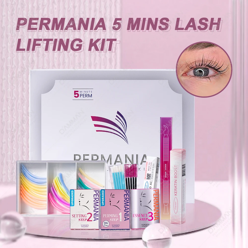 

2Box Permania Eyelashes Perming Curling Set Professional For Lifting Kit Lashes Lifting Perming Set Perm Lash Lift Glue Tools