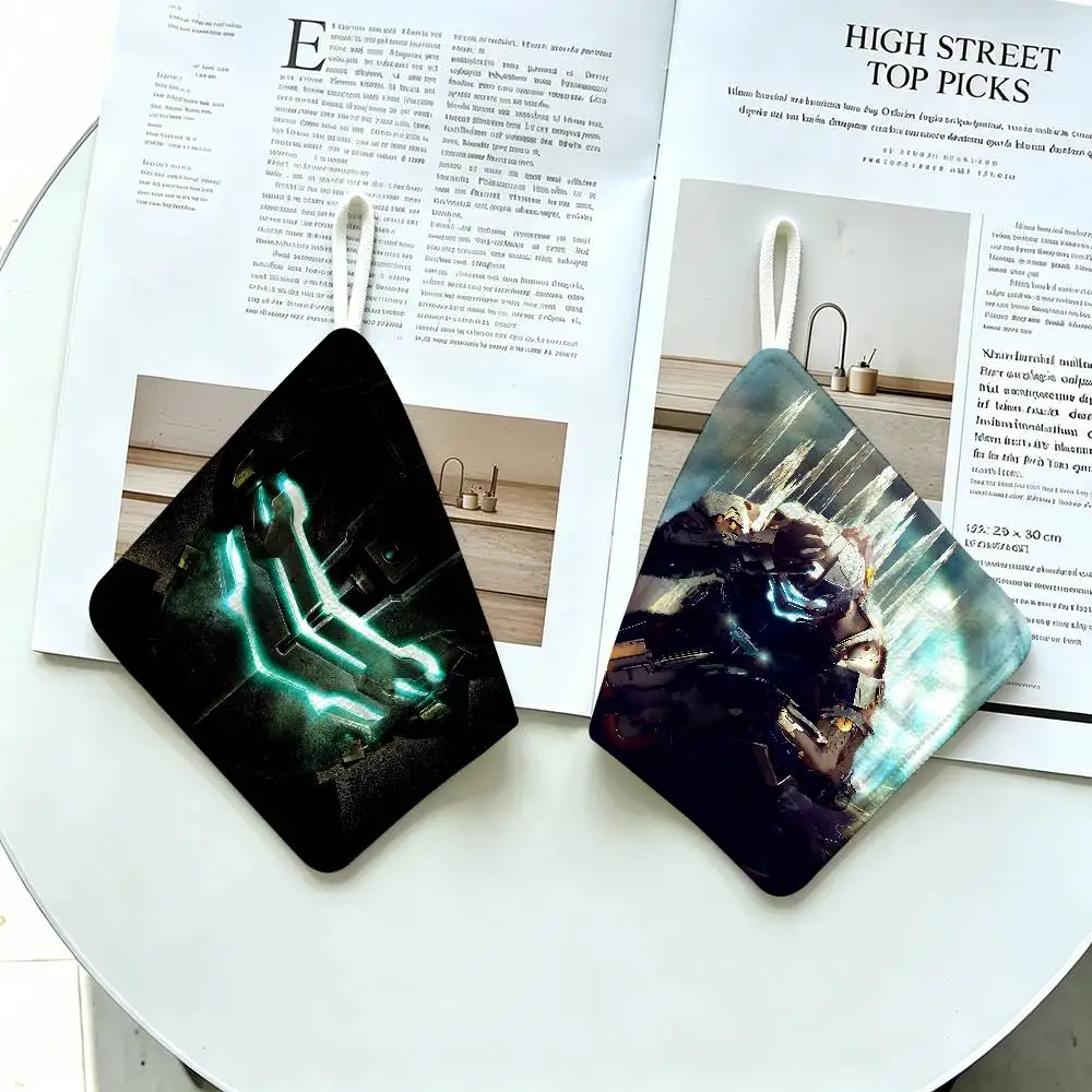 Horror Game Dead Space Household Hanging Towel, Polyester Cotton Hand Wiping Towel, Sturdy for Bathroom Bedroom