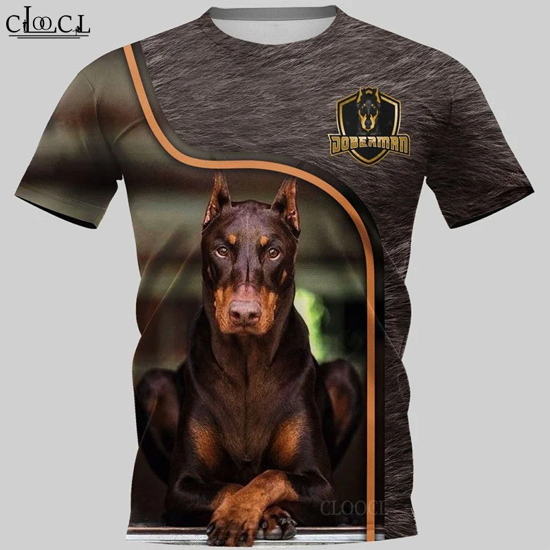 HX 2021 Newest Popular doberman T Shirt 3D Print Fashion Harajuku Streetwear Pullover Tops Oversized Clothes Drop Shipping