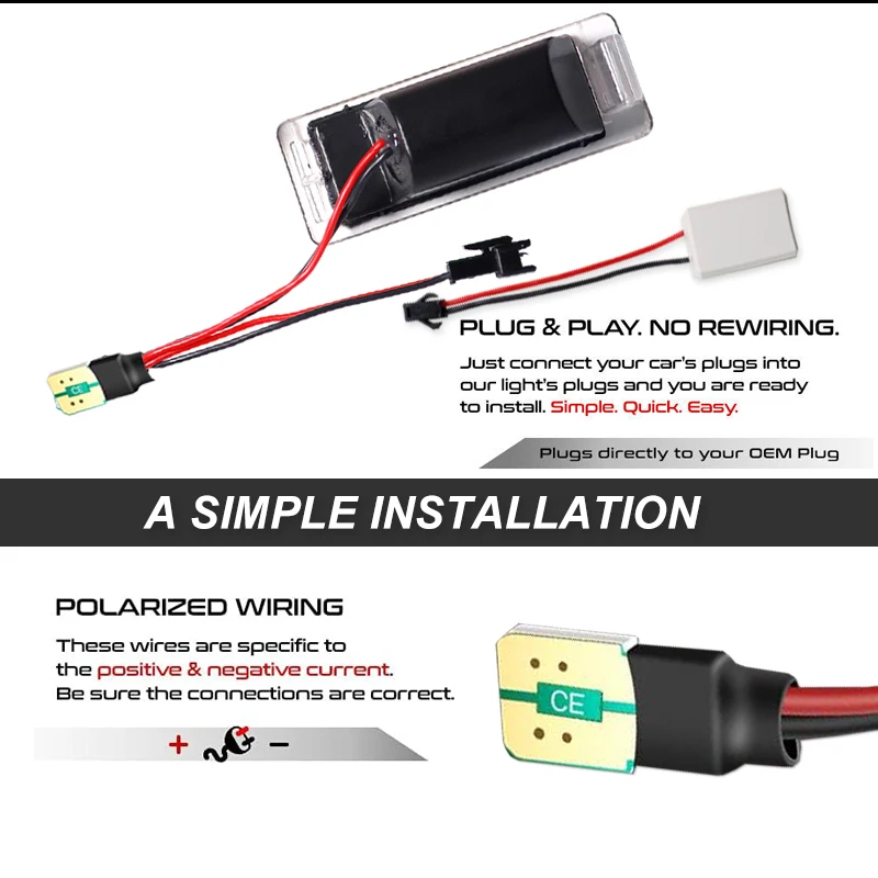 2x LED رقم الترخيص لوحة ضوء لأوبل فوكسهول موكا X إنسيجنيا الرياضة بجولة كاديلاك جي إم سي شيفروليه كروز كامارو كورفيت