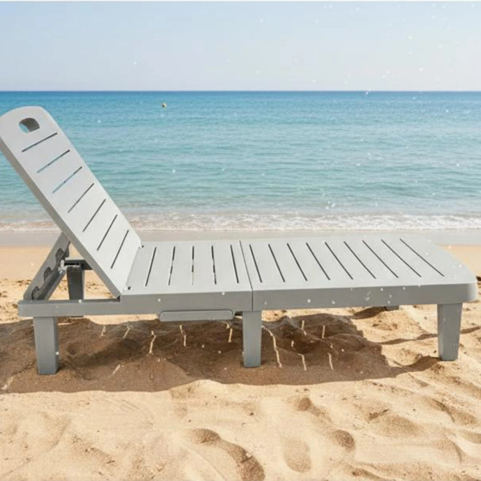 Outdoor Furniture Quick Dry - Adjustable Chaise Lounge Sunbathing Pool Lounger