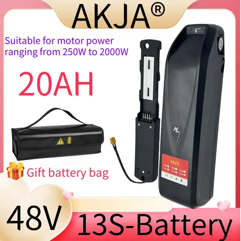 공기 고속 운송, 48V 20AH 리튬 배터리 팩, 새로운 전체 용량 전력, 18650 Hailong 배터리, 250-3000W에 적합