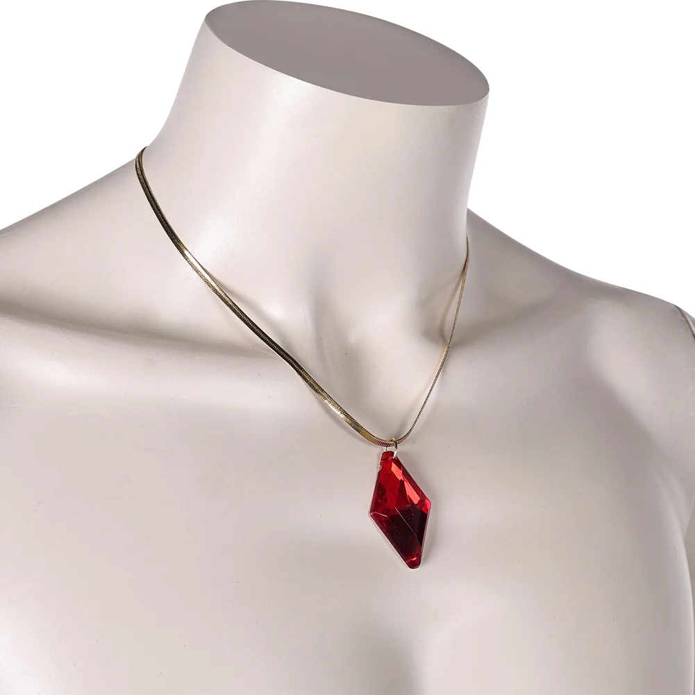 Dante Cosplay Necklace Pendant DmC Fantasia Adult Men Roleplay Neckwear Halloween Disguise Carnival Costume Accessories Gifts