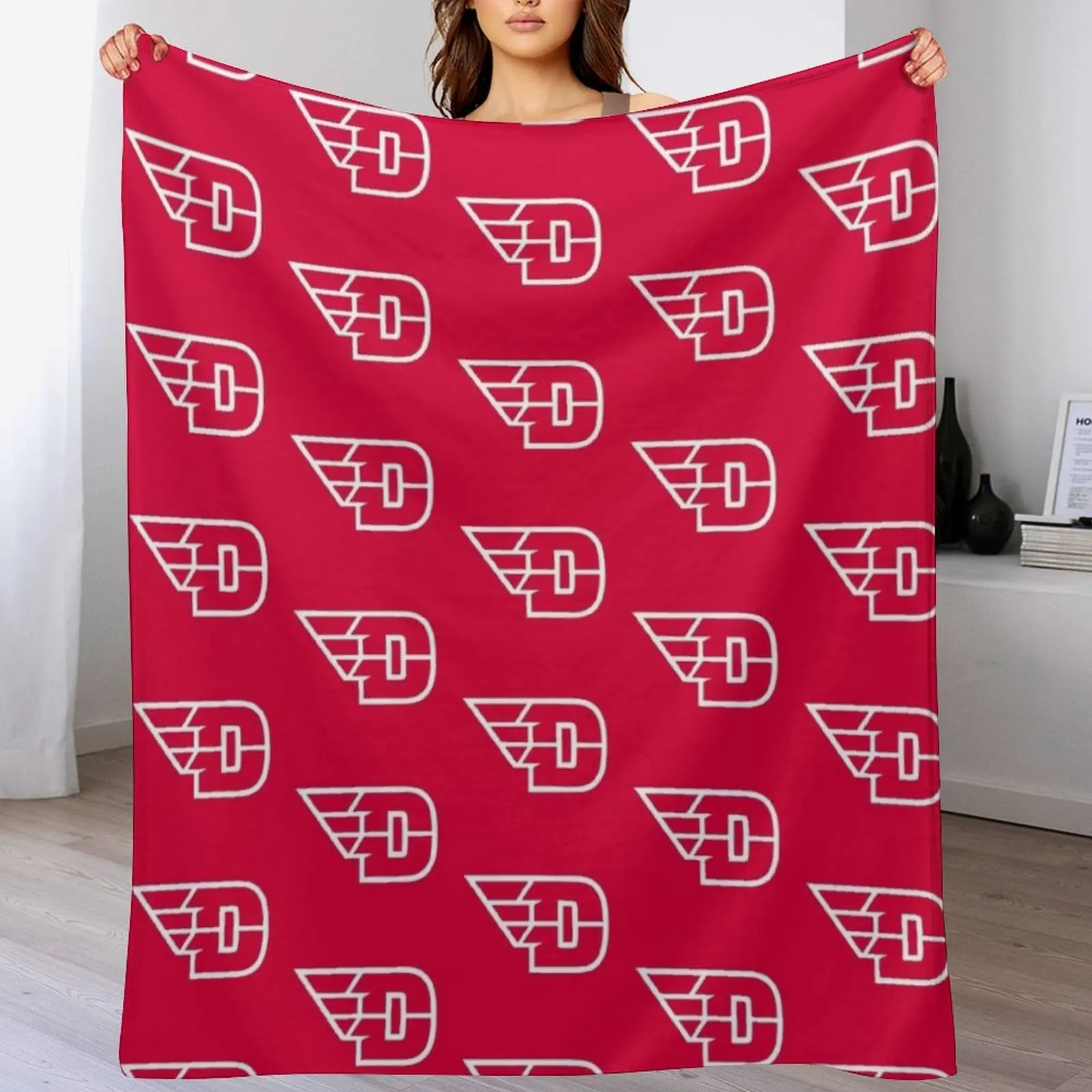 The Dayton Icon Throw Blanket Plush Fuzzy Cozy Blanket for Couch Sofa