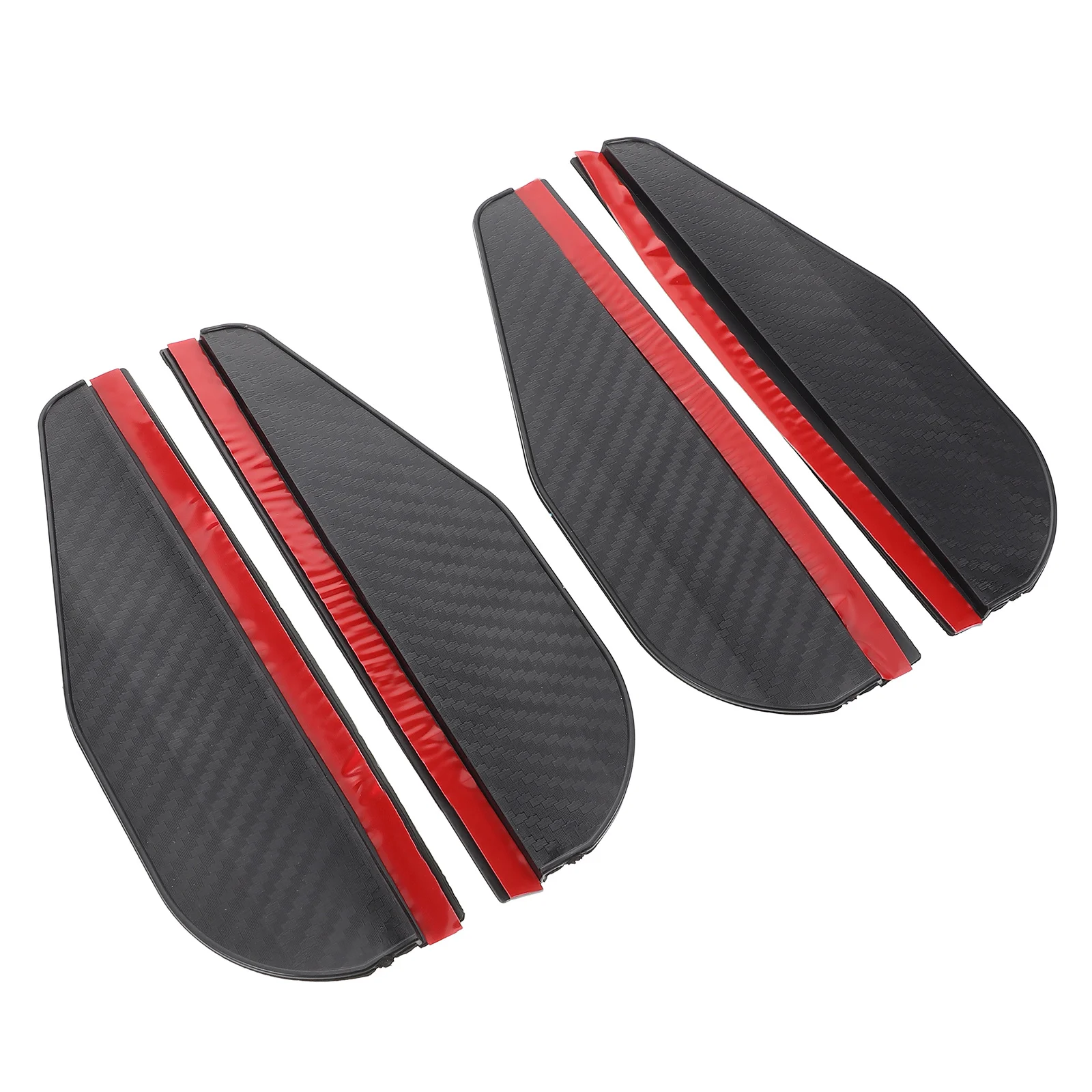 

4Pcs Car Window Wind Deflectors Waterproof Side Mirror Rain Guards Easy Installation No Tools Required for Enhanced Driving