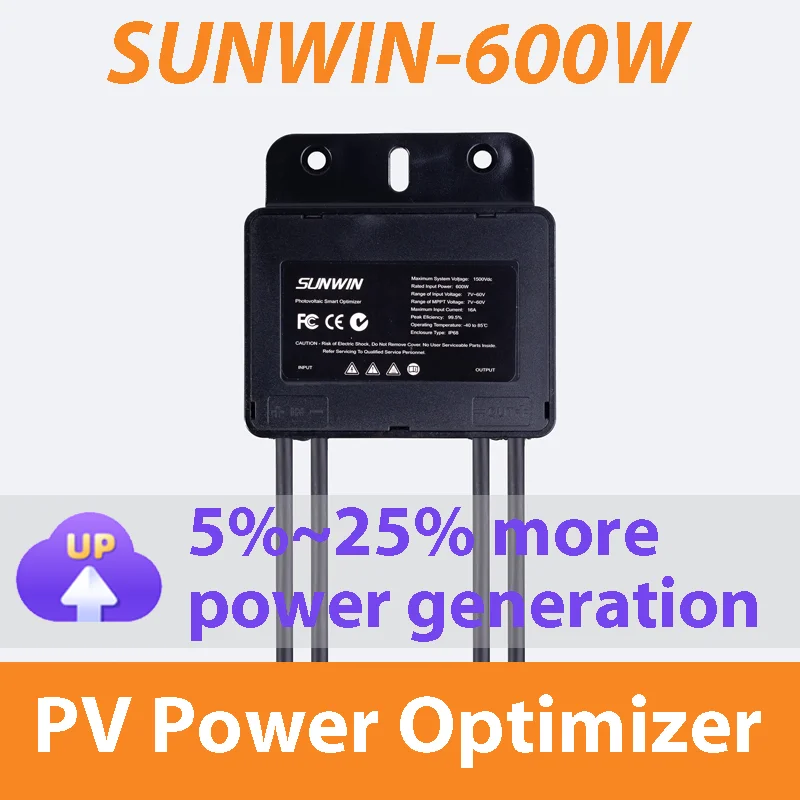 

Smart PV Optimizer DC Input 600W MPPT Voltage 7V-60V Peak Efficiency 99.5%