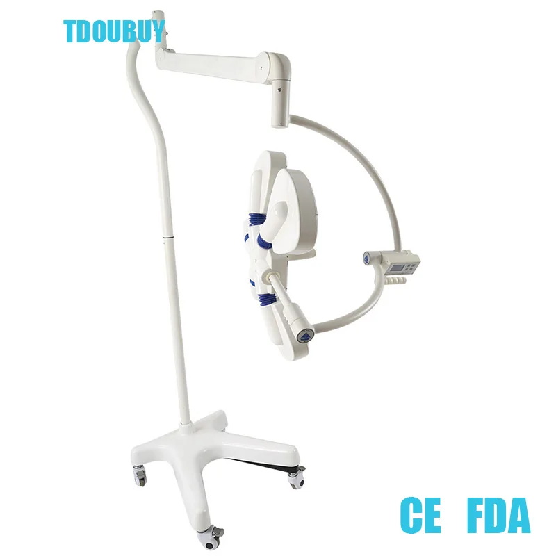 Lâmpada Shadowless Cirúrgica, Odontologia Microcosmética Pet Medical Vertical Móvel Lâmpada, AC 90V-240V, Frete Grátis