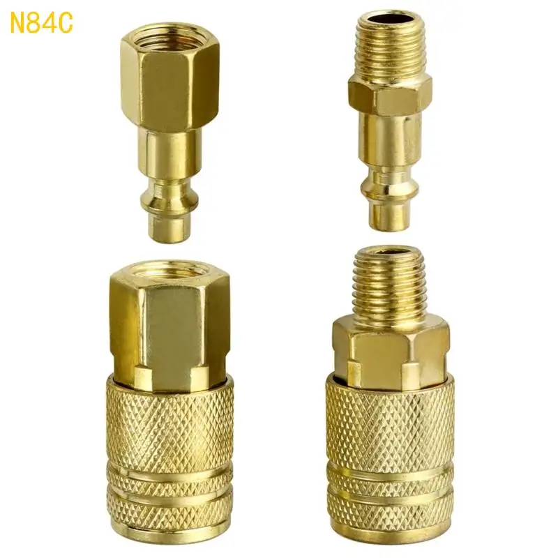 

N84C Quick Release Coupling Adapter Compressor Connector Air Line Hose Fitting