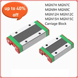 MGN7H MGN7C MGN9H MGN9C MGN12H MGN12C MGN15H MGN15C Carriage Block Fit MGN9 MGN7 MGN12 Miniature Linear Guide For CNC 3D Printer
