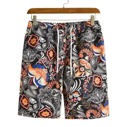 Shorts de plage pour hommes, pantalons courts, maillots de bain masculins Tiki, vêtements pour hommes, bikini de bain, sports trempés, bermuda, salle de sport, glace