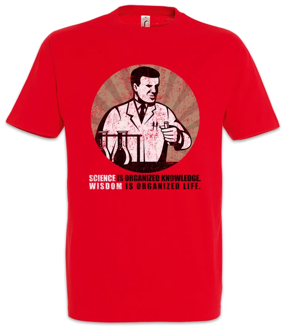 La science est organisée connaissances T-Shirt technologie sciences naturelles scientifique