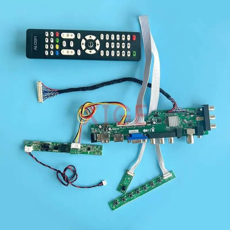 

LCD Driver Board Fit MV270FHM M270HCJ M270HGE M270HW02 Digital Signal DVB 30-Pin LVDS AV+USB+DHMI+VGA Kit 27" Display 1920*1080