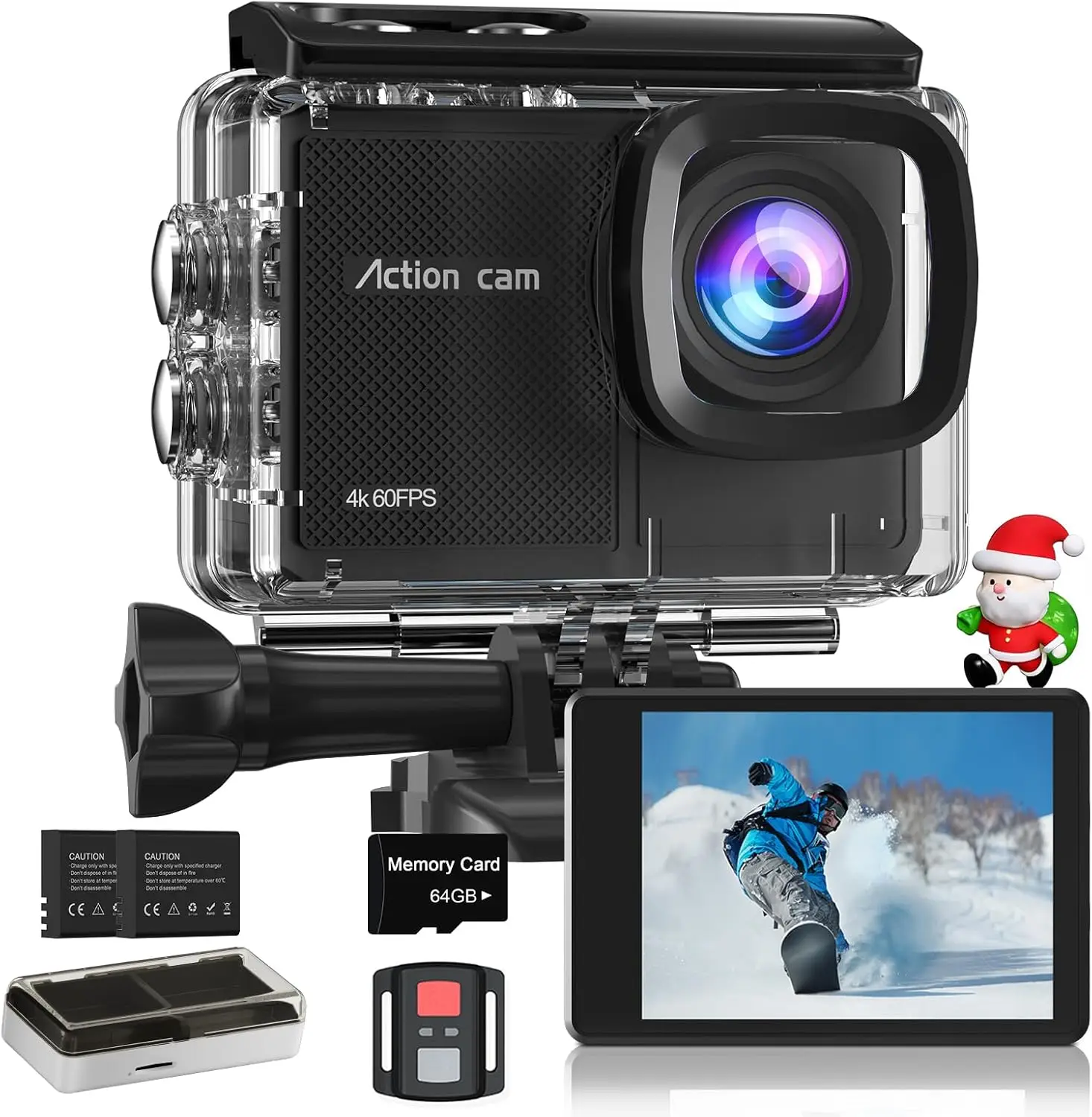 4K 60FPS Action Cam…