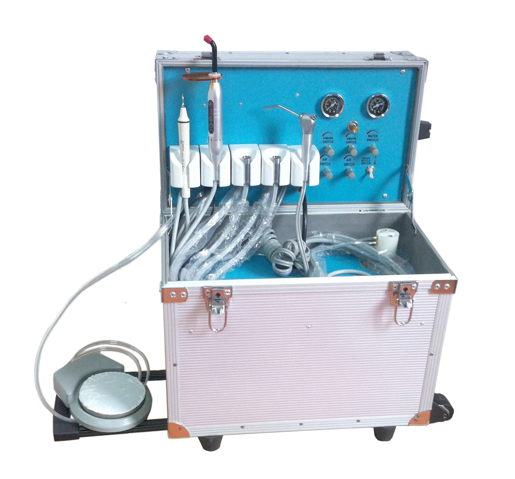 SIN-DTB31Mobile Dental Chair Suction Portable Dental Unit With Air Compressor for Dental Clinic