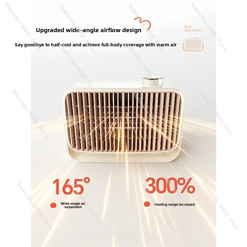 

Электрический тепловентилятор для дома, маленький настольный обогреватель, офисный тепловентилятор, тепловая пушка