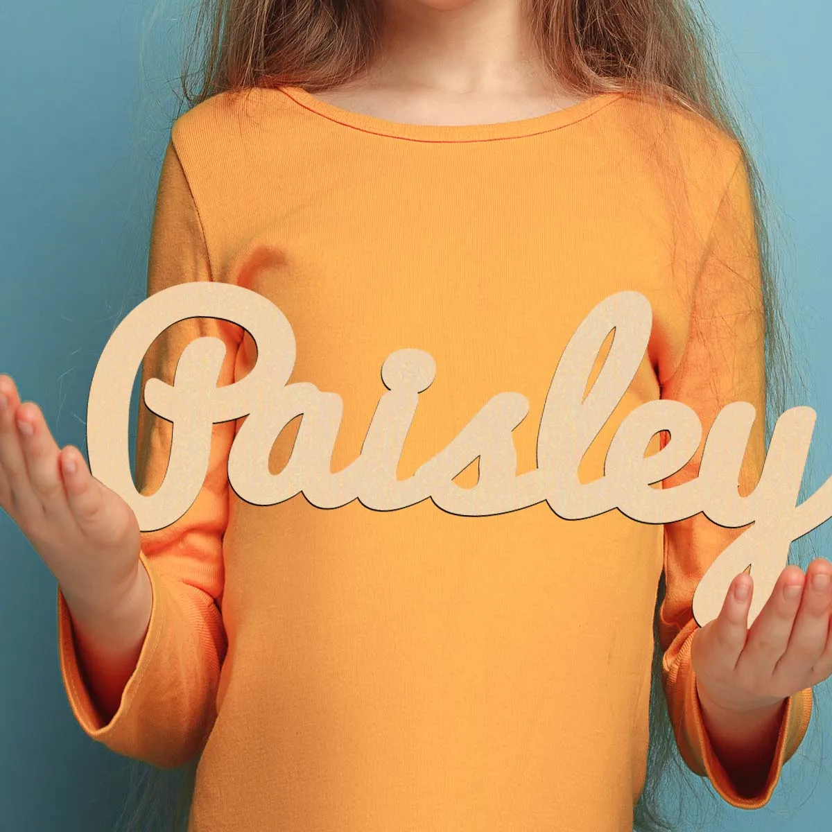 1pc Creative natalie example Custom Name Wood Material Wooden Sign Unfinished Wood for Painting or Glittering