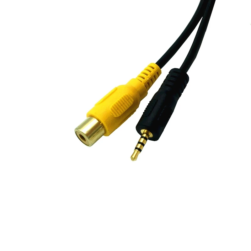 RCA AV-IN 케이블 자동차 후방 카메라, GPS, 2.5mm, 2.5mm, 0.3m