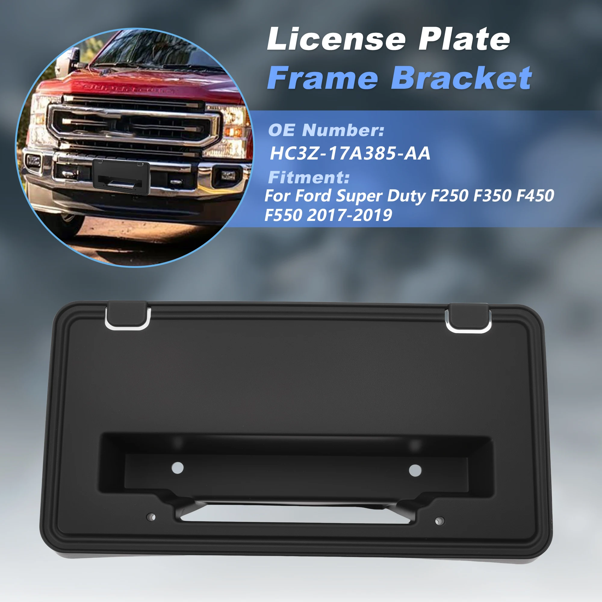 supporto-per-targa-uxcell-per-ford-super-duty-f250-f350-f450-17-19-hc3z-17a385-aa