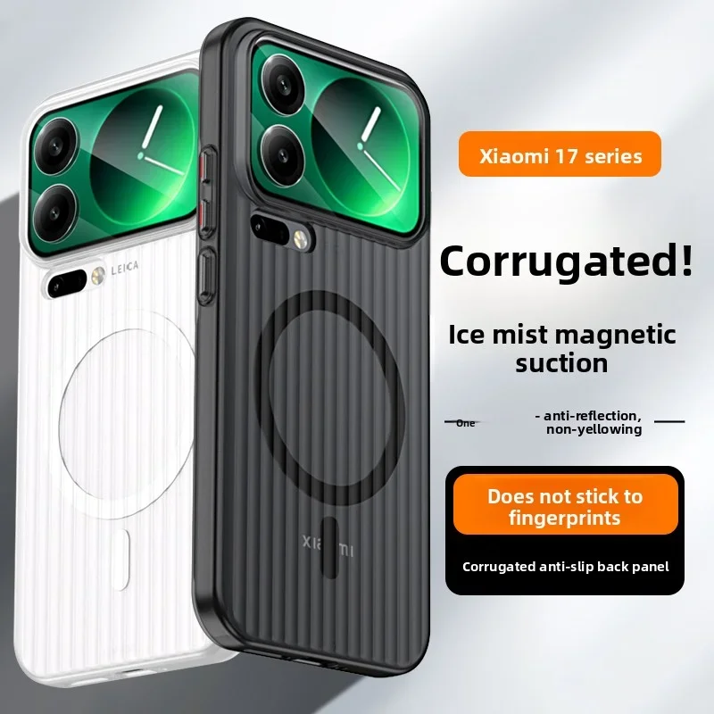 

PC Matte Slim Transparent Magnetic Protective Back Case for Xiaomi Mi 17 Pro Max Xiaomi 17Pro 15 SPro 14 Ultra Anti-fall Case