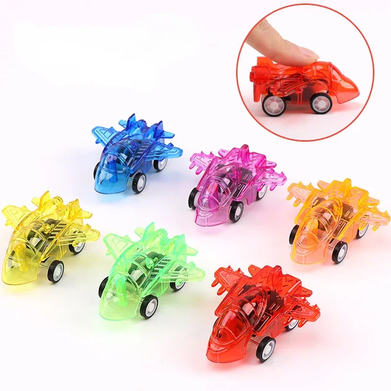 Cartoon Plastic Pull Back Toys for Kids, Mini Car Model, Cute Plane Toy for Child, Funny Kindergarten Toys, 20Pcs Lot