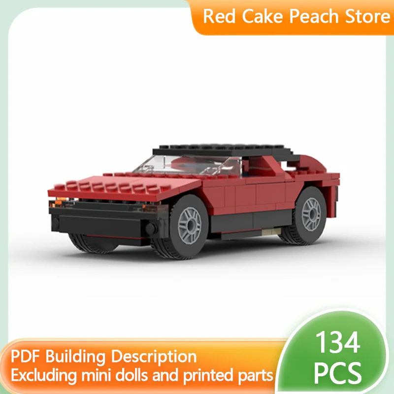 

Модель скоростного гоночного автомобиля MOC, строительные кирпичи AE86, двухдверный спортивный автомобиль, модульная технология, детские праздничные подарки, сборка игрушек, костюм