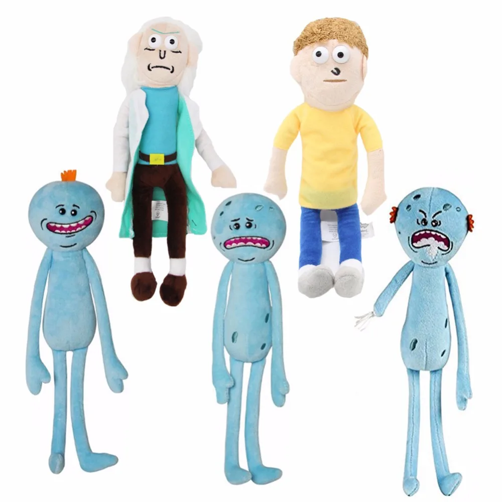 Limit Sell Rick and Morty 25cm Happy Sad Angry Meeseeks Figure Toys for Gift