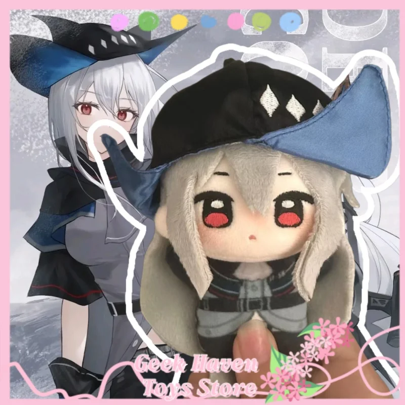 Arknights Anime Doll Skadi Cotton Doll 10cm Game Periphery  Doll Pressing Squeak  Plush Doll  Pendant Cute Birthday Gift