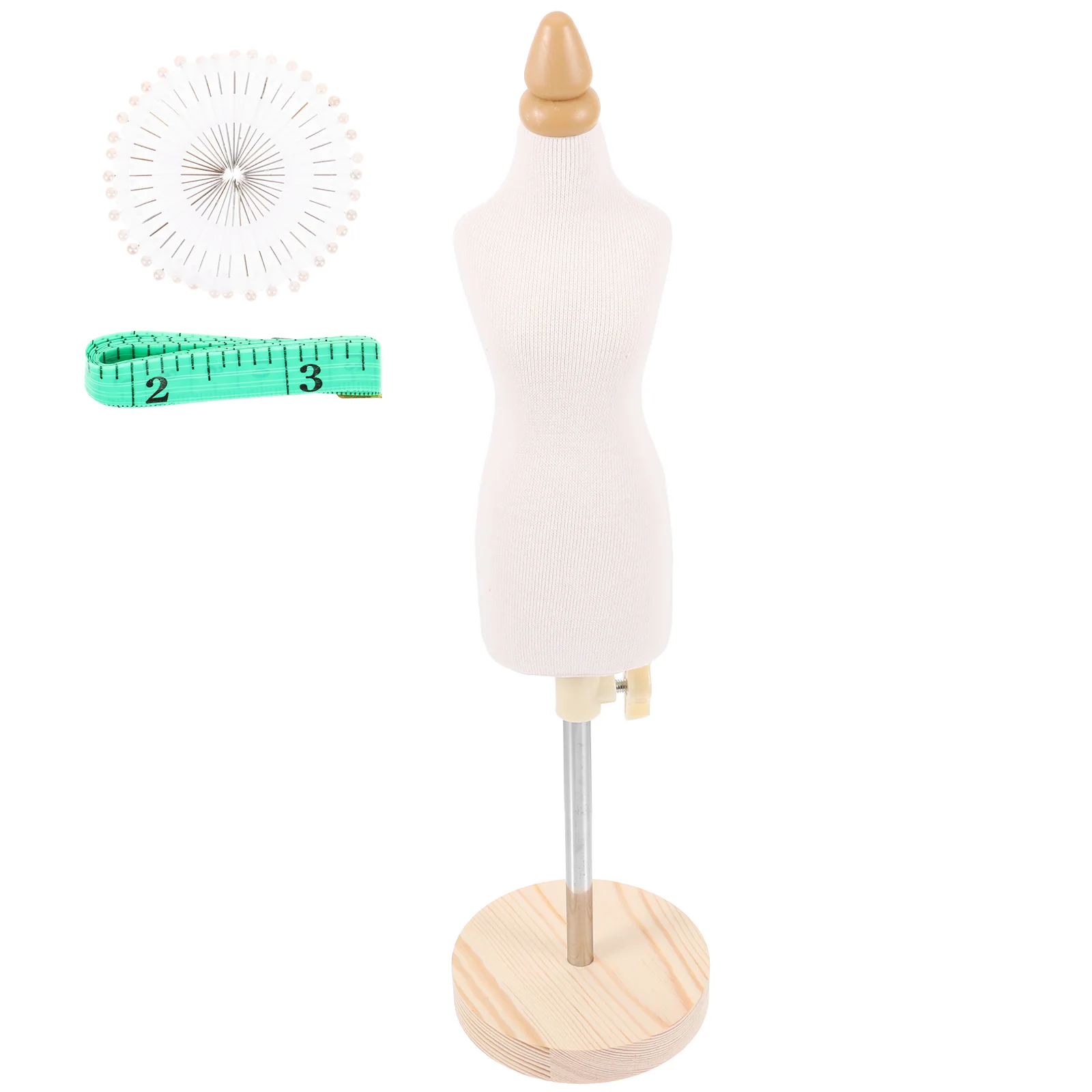 

Sewing Model Skirt Hangers Dress Display Rack Clothing Stand Portable Standing Mannequin Wood Mini Design Baby