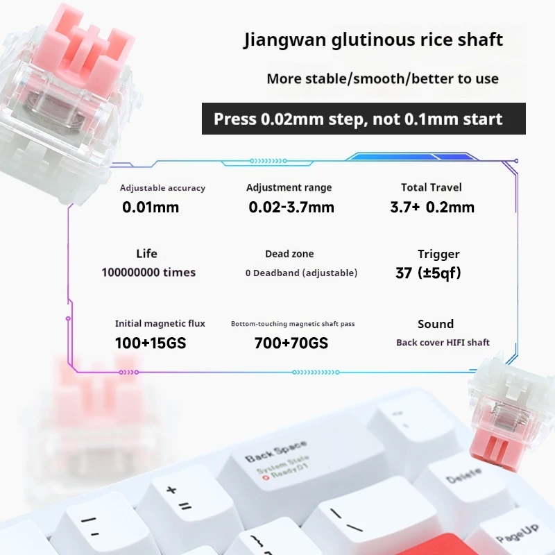 Imagem -04 - Teclado com Fio Mechanica Interruptor Magnético Cnc Baixa Latência Ânodo Metálico com Fio Rgb Esports Gaming Teclados Everglide-su68