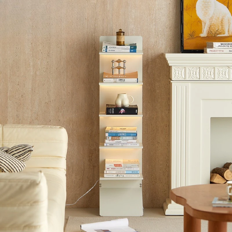 

Magazine rack Simple shelf Bauhaus metal multi-layer storage rack