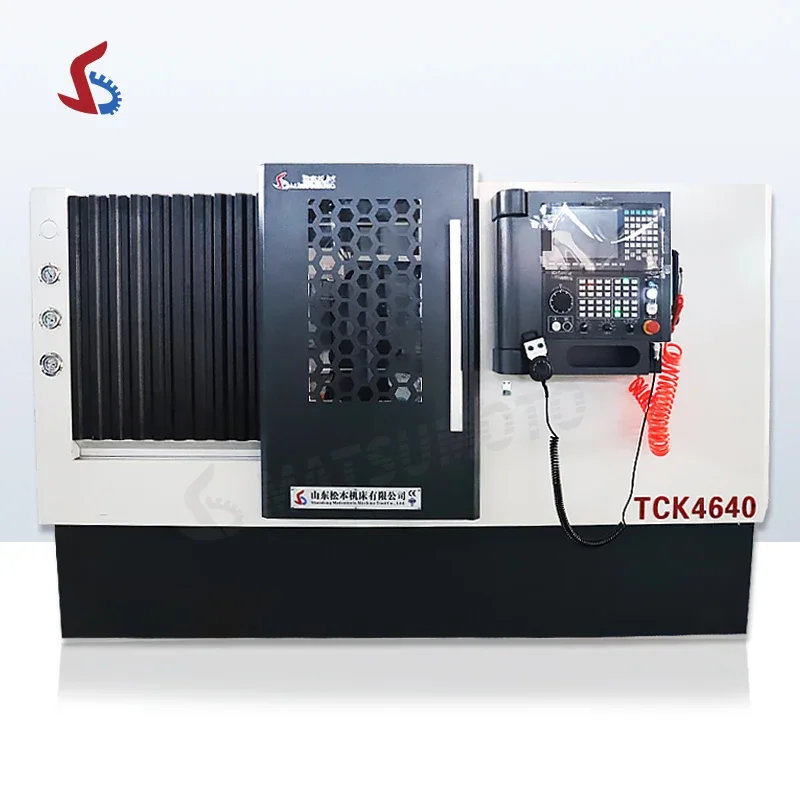 Automatic Tck4640 500mm length Slant Bed Cnc Lathe Machine 3500rpm Cnc Turning Slant Lathe