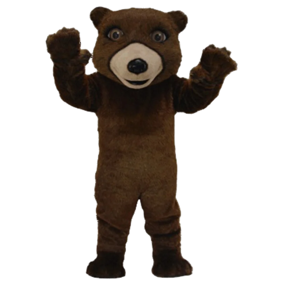 Melhor qualidade amigável grizzly mascote traje adulto tamanho mascote roupa terno fantasia vestido carnaval cosply traje sw530